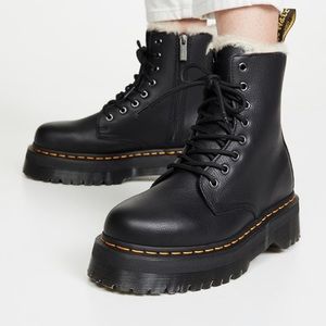 Dr. Martens Jadon platform combat boots